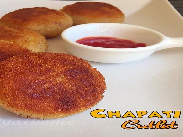 'चपाती कटलेट' बनाने की आसान रेसिपी